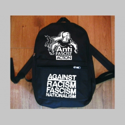 Antifascist Action jednoduchý ľahký ruksak, rozmery pri plnom obsahu cca: 40x27x10cm materiál 100%polyester